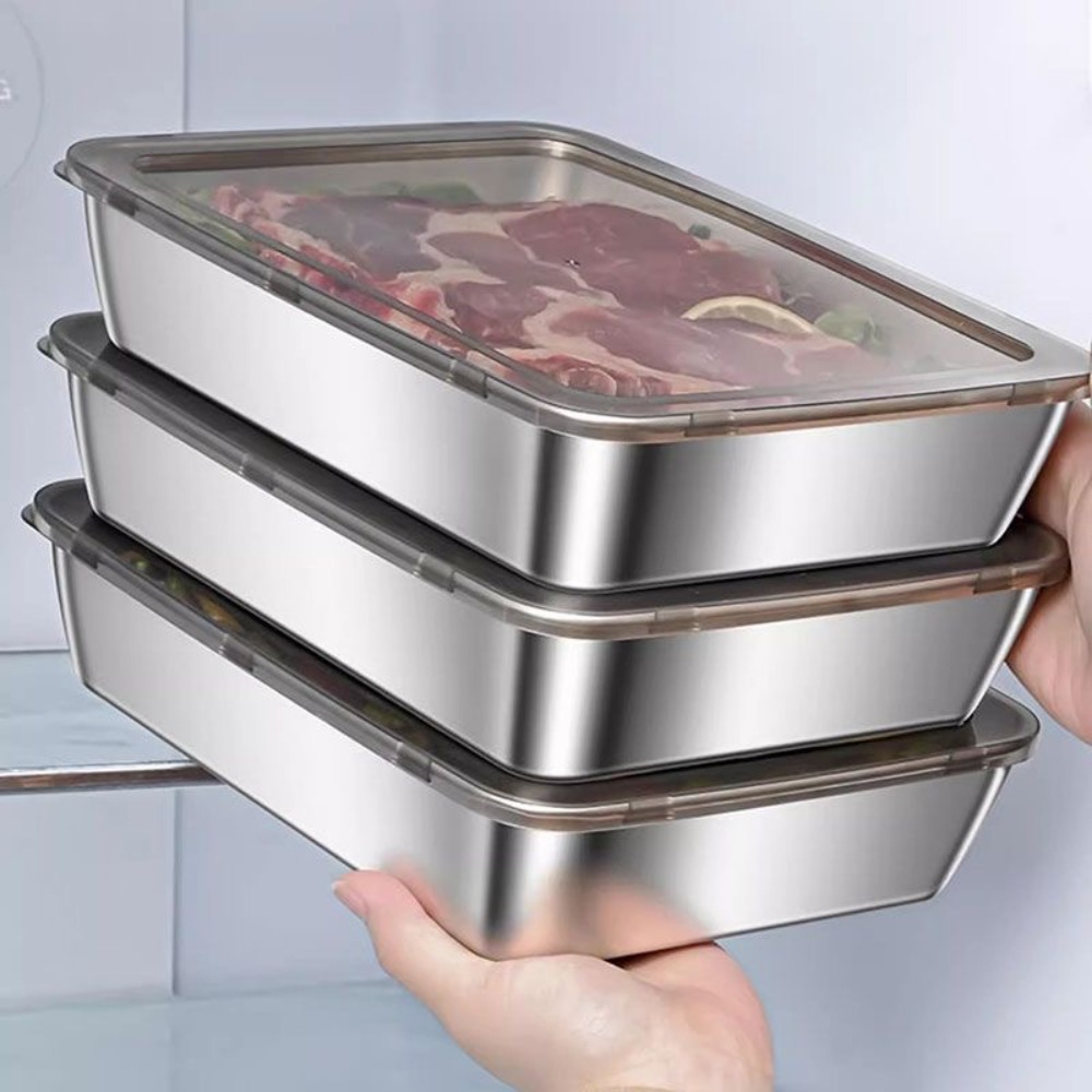 Nampan Sajian Stainless Steel  - Home Cooking Food ulasan dan harga